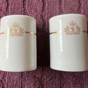 Cruise Ship Cunard Wedgwood Salt & Pepper shakers